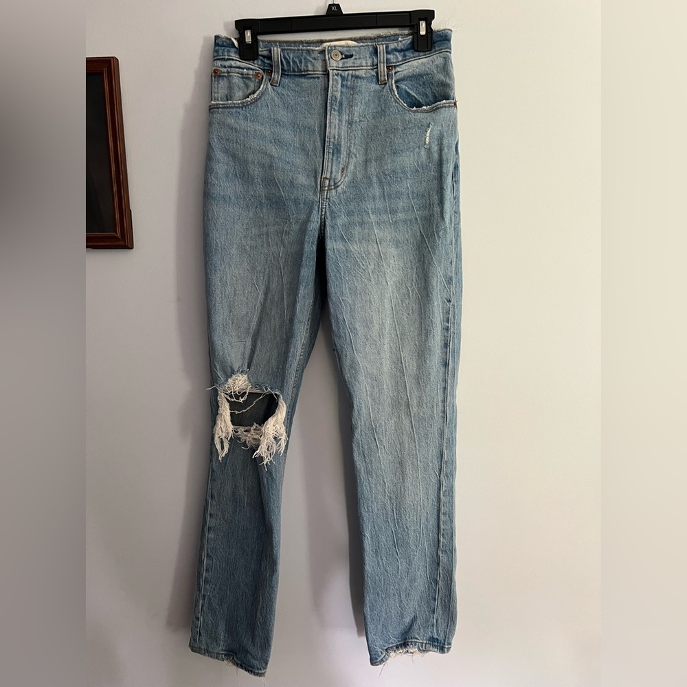 Abercrombie 90s Straight Ultra High Rise